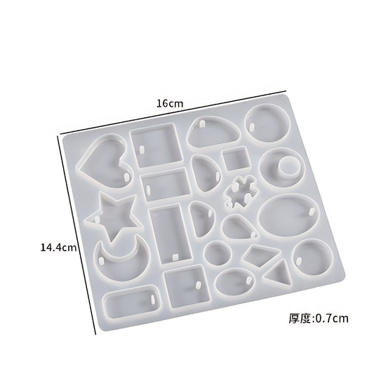 Mixed Shape Charm Silicone Mould image 1