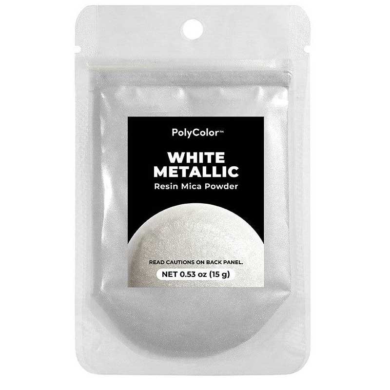 Alumilite White Metallic Pigment Powder (15g) image 0