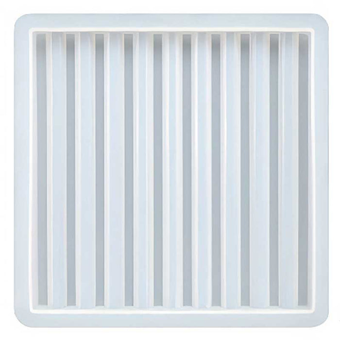 Square Ribbed Tray Silicone Mould image 0