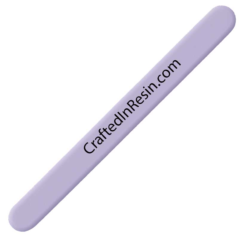 Crafted in Resin Silicone Stirring Stick Purple image 1