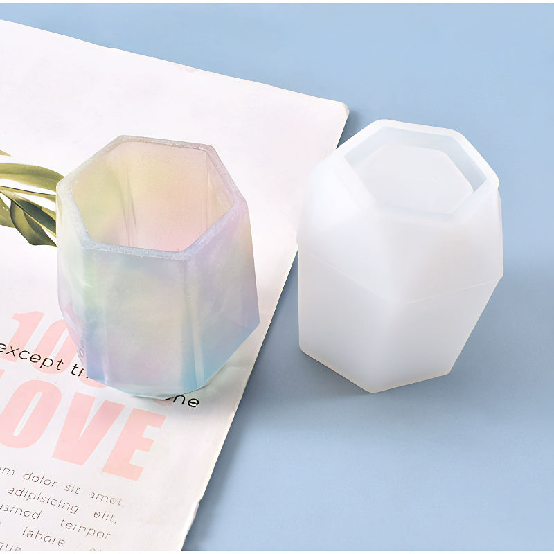 Hexagonal Container Silicone Mould image 7