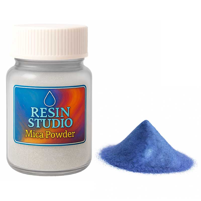 Pearl Crystal Blue Mica Powder image 0