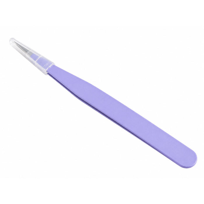 Purple Straight Tweezers RS2050 image 0