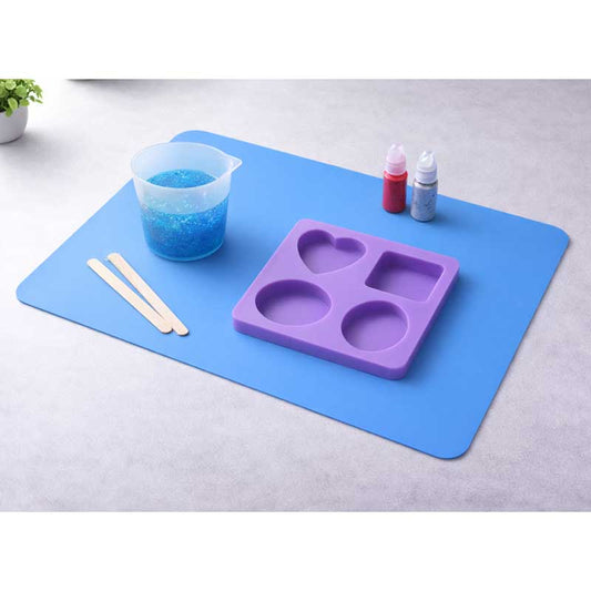 Blue Silicone Work Mat 600x400mm image 1