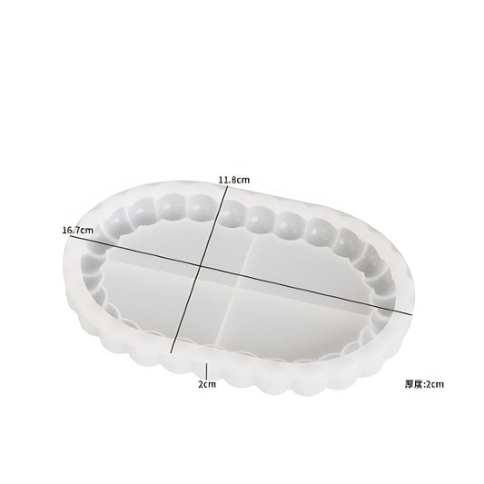 Oval Jewellery Tray Silicone Mould image 1