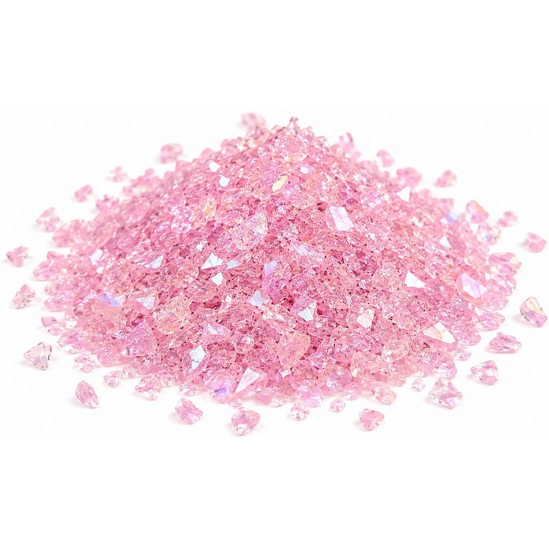 Resin Studio Pink Iridescent Glass Flakes - 100g RS2085