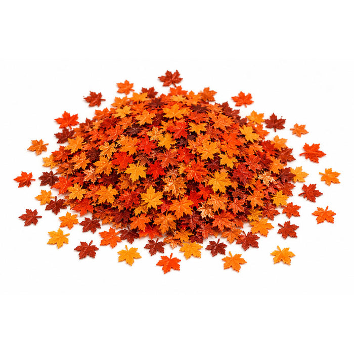 Orange Leaf Confetti - 10g