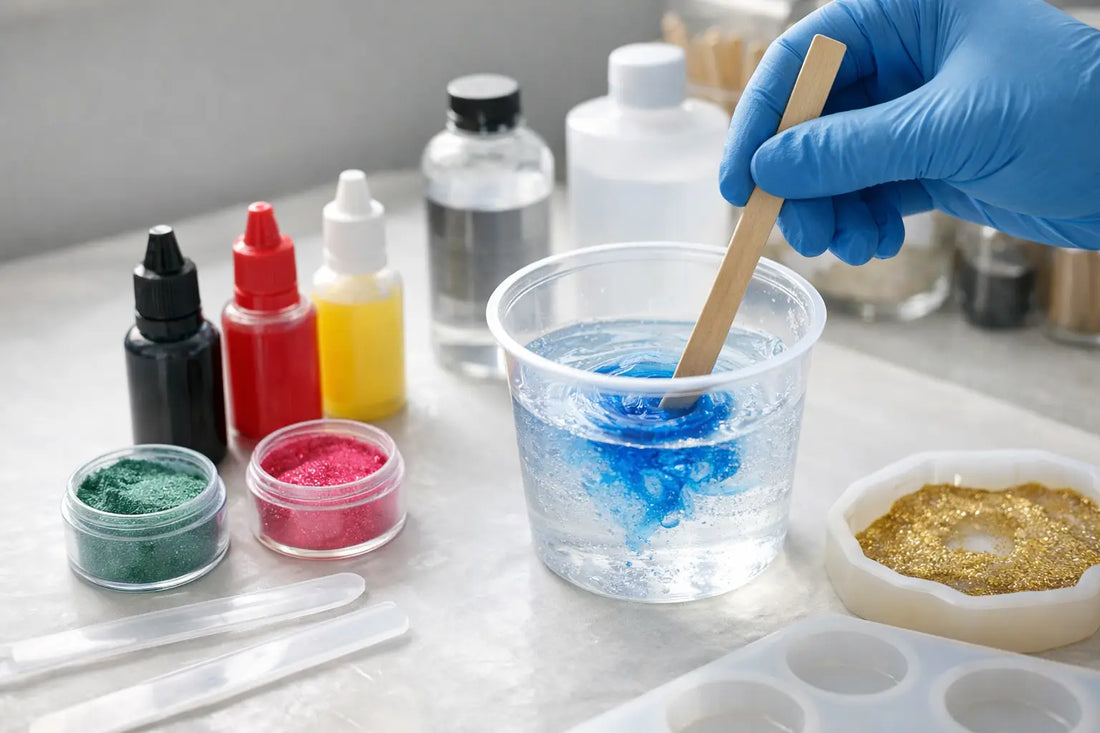 How to Colour Resin Safely