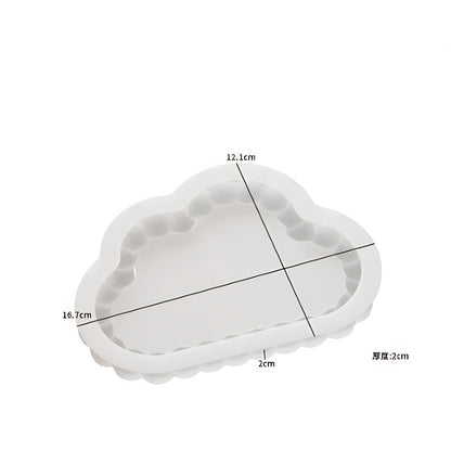 Cloud Shape Silicone Resin Tray Mould image 1