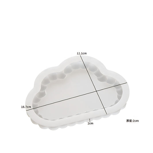 Cloud Shape Silicone Resin Tray Mould image 1