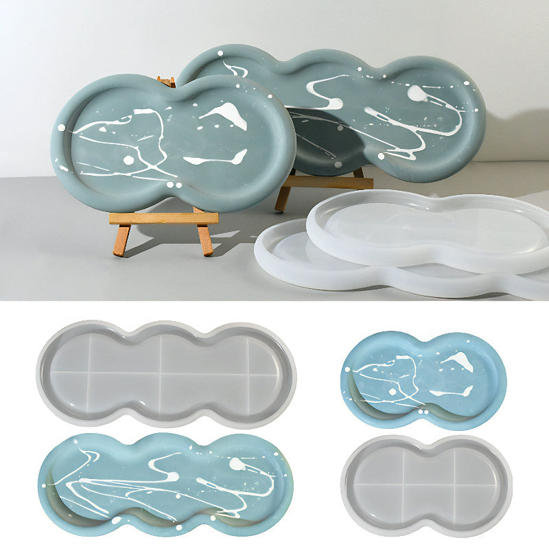 Double Oval Silicone Mould image 2