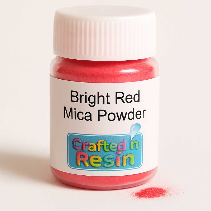 Bright Red Mica Powder image 0