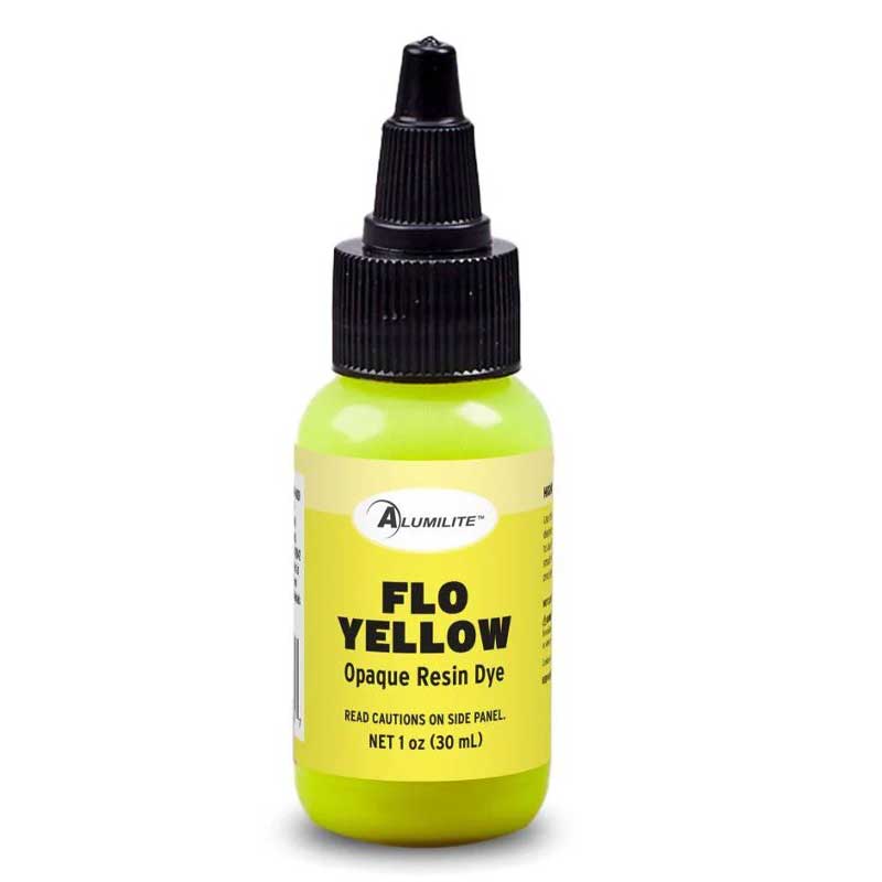 Alumilite Fluorescent Yellow Liquid Epoxy Dye (1oz) image 0