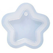 Star Pendant Silicone Mould 51mm x 51mm image 0