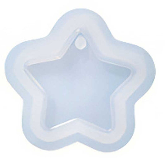 Star Pendant Silicone Mould 51mm x 51mm image 0