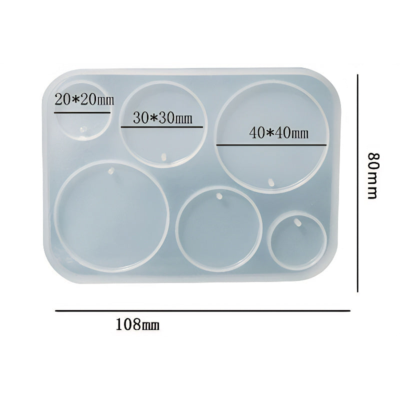Round Jewellery Silicone Mould image 1