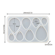 Teardrop Pendant Silicone Mould image 0