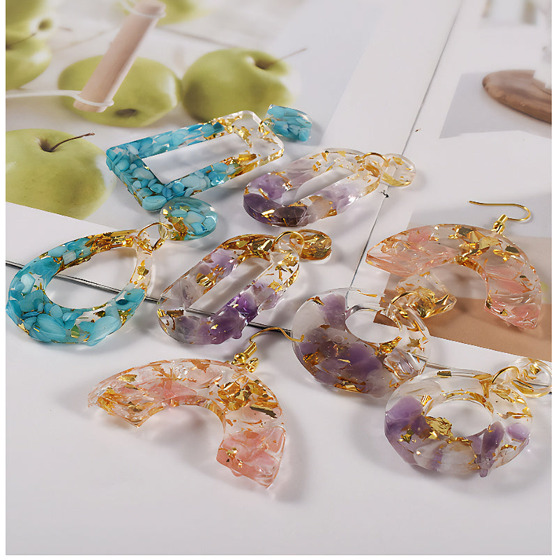 Mixed Oval and Rectangle Charm Silicone Mould image 3