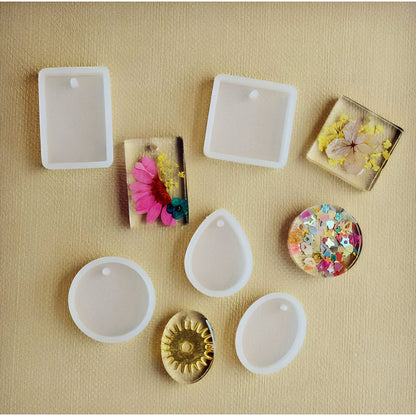 Small Pendant Shape Silicone Mould Set image 3