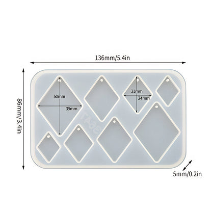 Diamond Pendant Silicone Mould image 0
