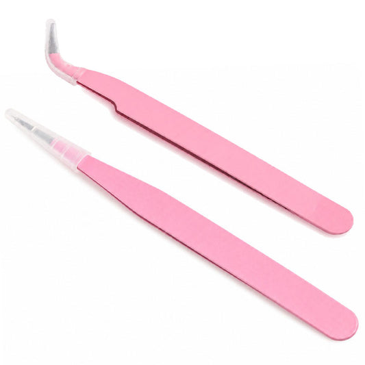 Pink Tweezers Set RS2046-47 image 0