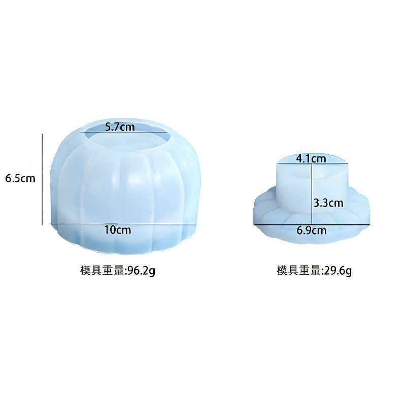 Ribbed Round Container Silicone Mould image 7