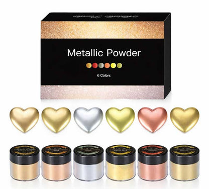 Resin Studio Metallic Pigment Colour Set (20ml) image 0