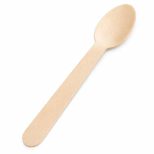 Wooden Mixing Spoons 25 Pack (14cm) RS2062 image 0