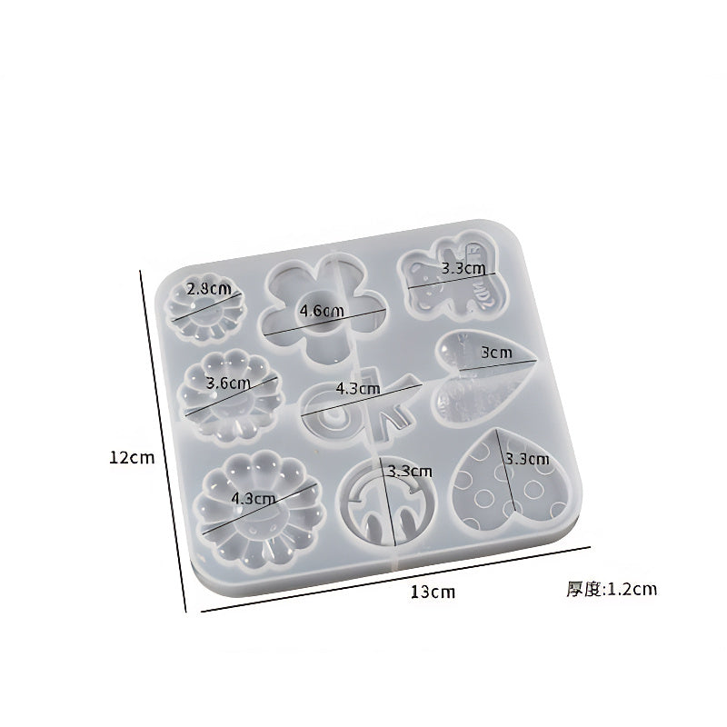 Mini Decorative Shape Silicone Mould image 1