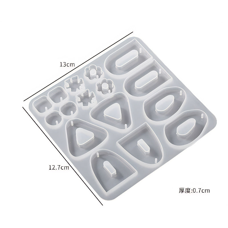 Mixed Geometry Silicone Mould image 1