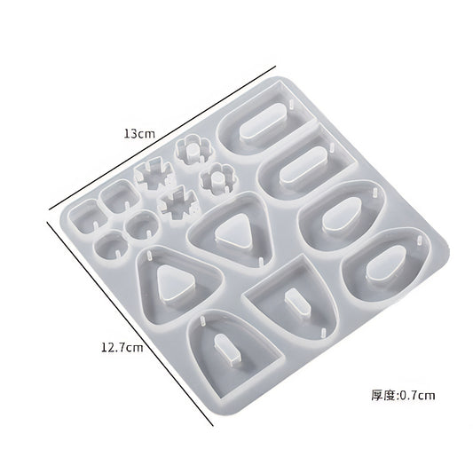 Mixed Geometry Silicone Mould image 1
