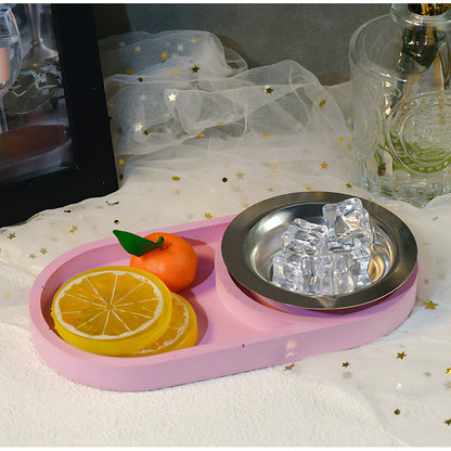 Dual-Cavity Oval Tray Silicone Mould image 3