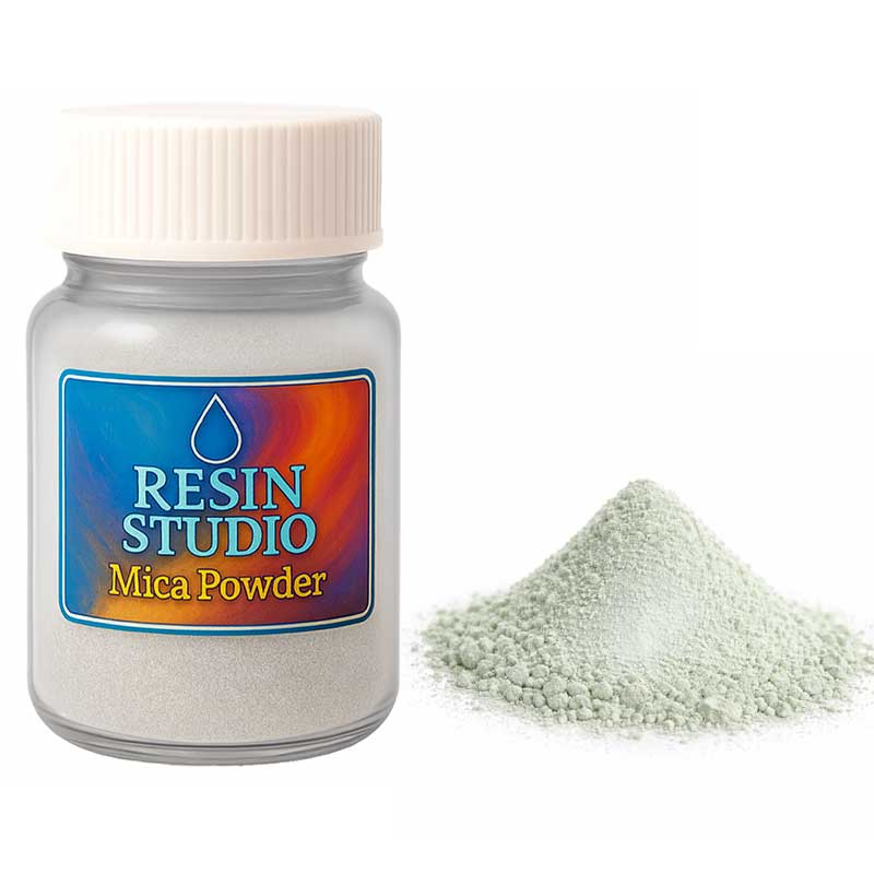 Light Green Mica Powder image 0