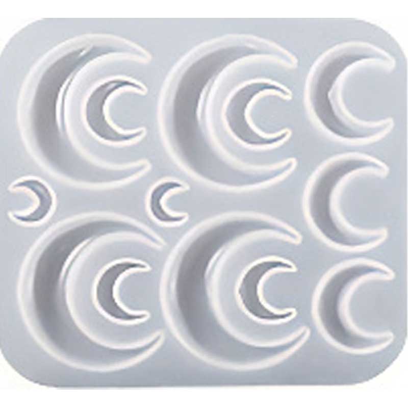 Crescent Moon Silicone Mould image 0