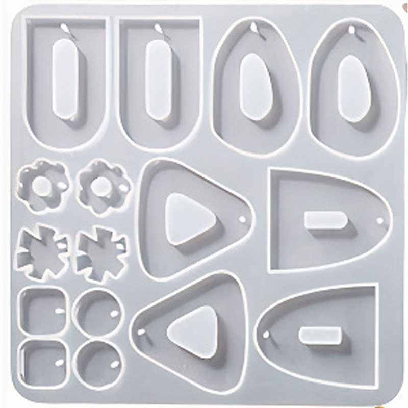 Mixed Geometry Silicone Mould image 0