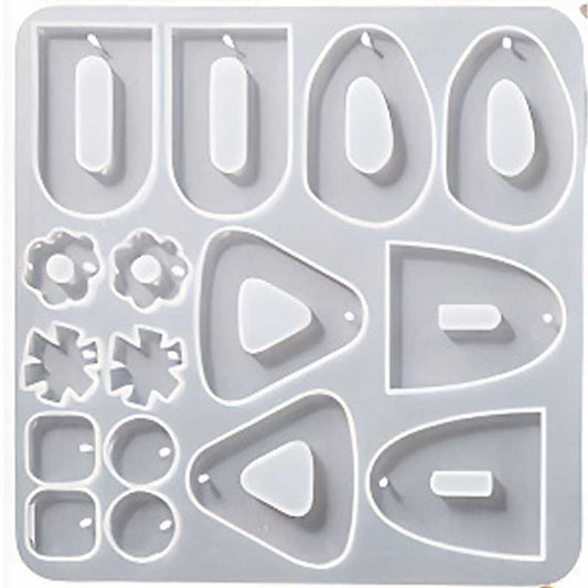 Mixed Geometry Silicone Mould image 0