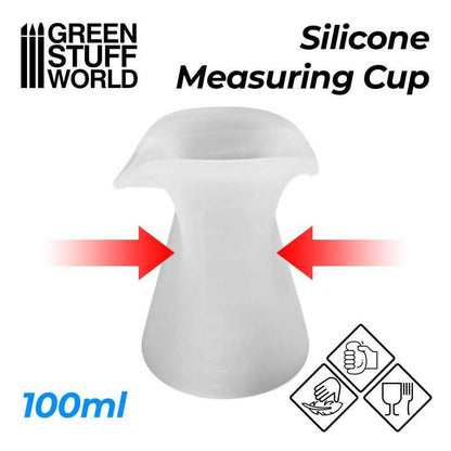 Green Stuff World Silicone Measuring Cup (100ml) 2417 image 2