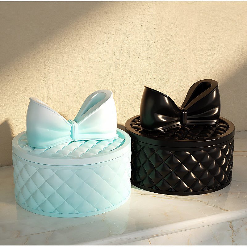 Round Gift Box Silicone Mould with Bow Lid image 7