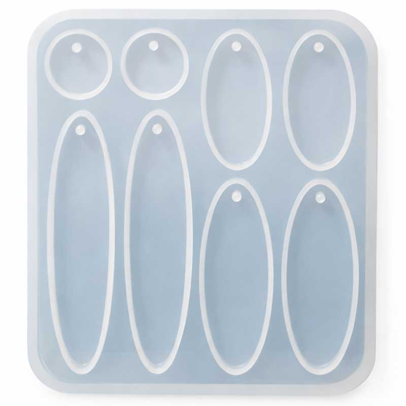 Elongated Oval Jewellery Silicone Mould image 0