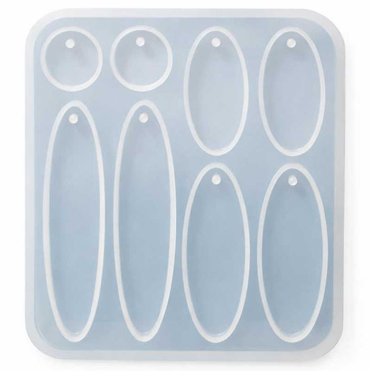 Elongated Oval Jewellery Silicone Mould image 0