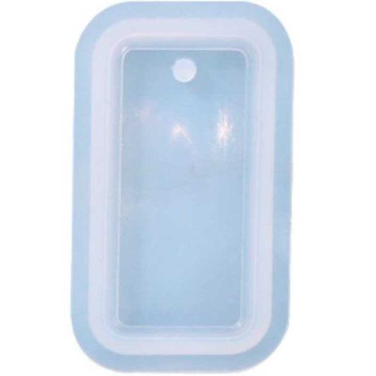 Rectangle Pendant Silicone Mould 63mm x 37mm image 0