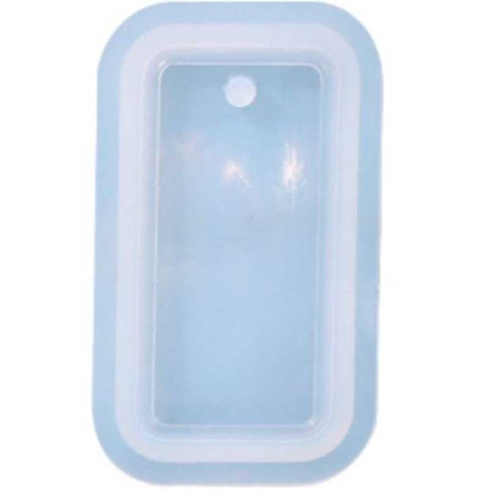 Rectangle Pendant Silicone Mould 63mm x 37mm image 0