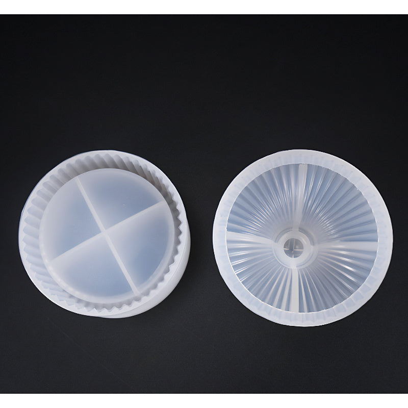 Ribbed Lidded Jar Silicone Mould image 4