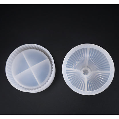 Ribbed Lidded Jar Silicone Mould image 4