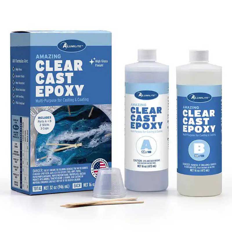 Alumilite Amazing Clear Cast Epoxy Resin (32oz) image 0