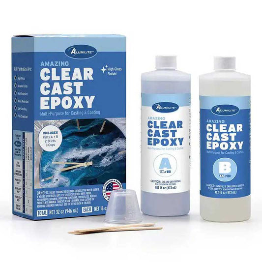 Alumilite Amazing Clear Cast Epoxy Resin (32oz) image 0
