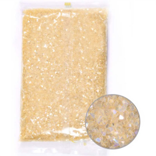 Champagne Iridescent Glass Flakes (450g) RS2013 image 0