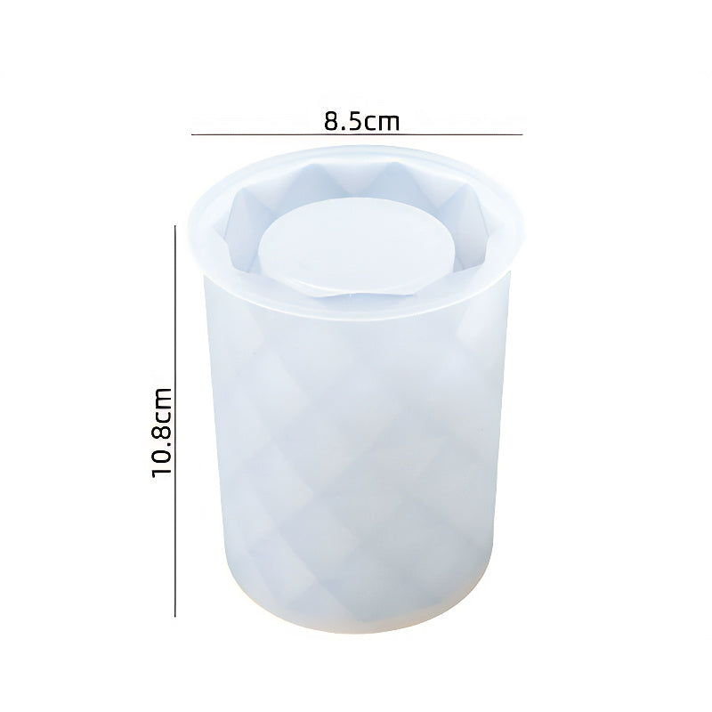 Diamond Texture Cup Silicone Mould (85mm x 108mm) image 1