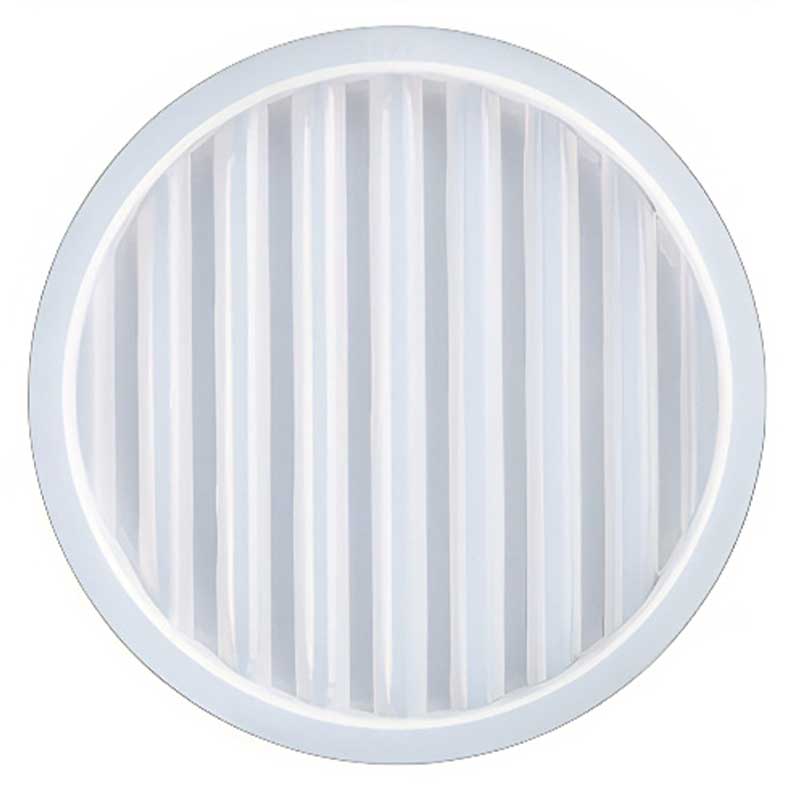 Round Ribbed Tray Silicone Mould image 0