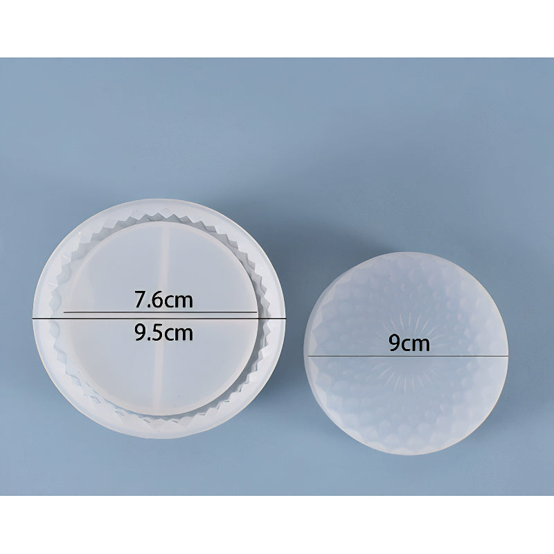 Faceted Lidded Jar Silicone Mould image 6